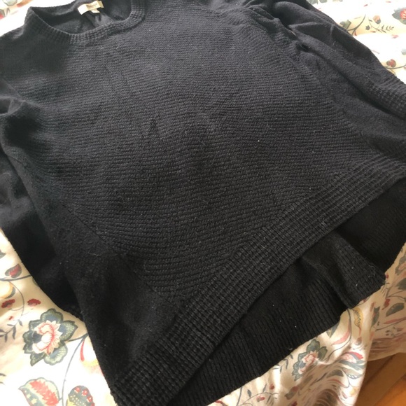 Madewell black sweater w back zipper, size L - Picture 5 of 9